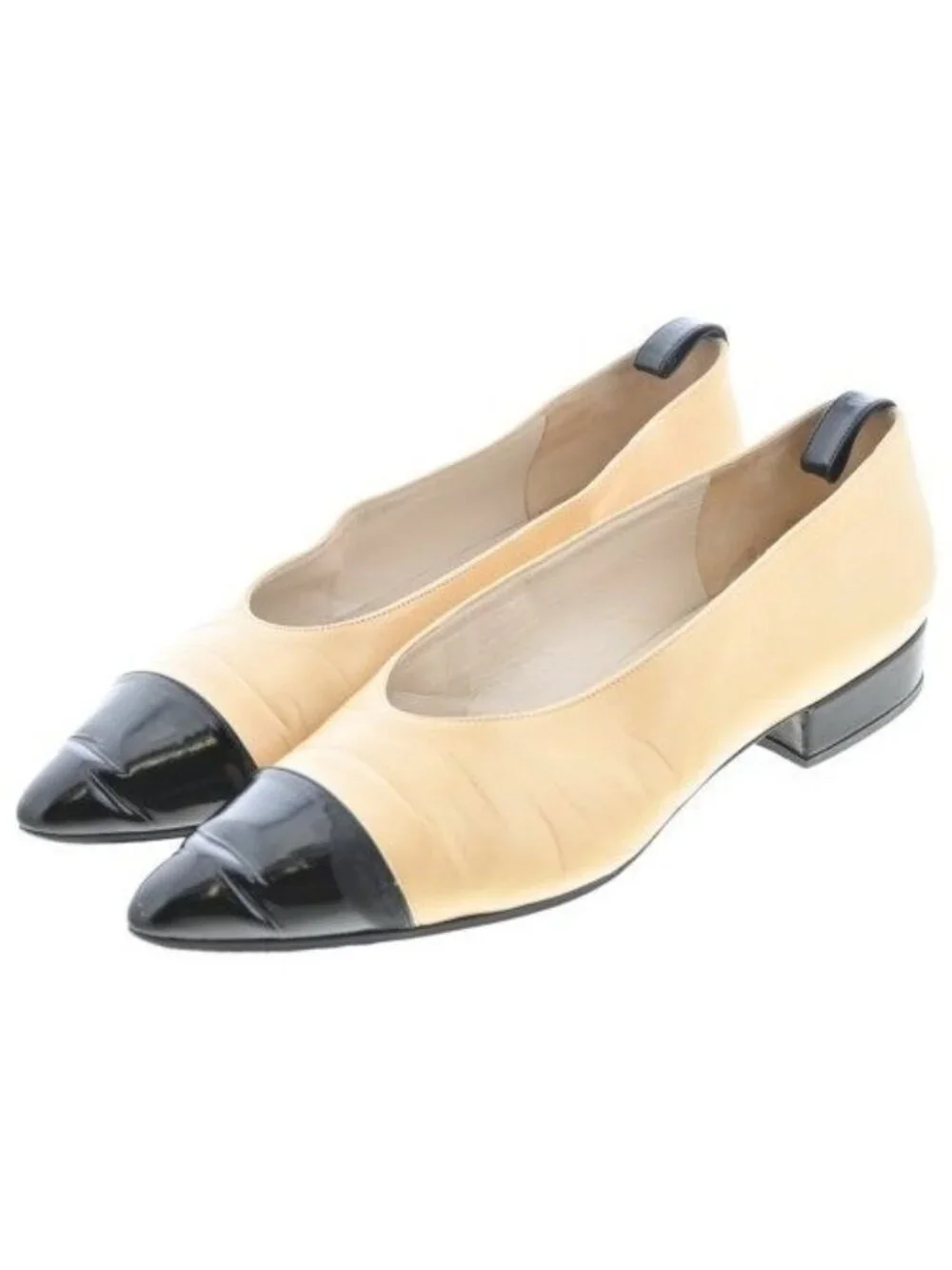 Chanel Pumps Heel Beige